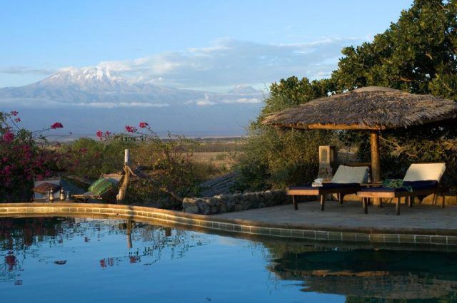 KIA-Lodge великолепный вид на гору Килиманджаро