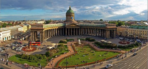 Красивый вид а Санкт-Петербург