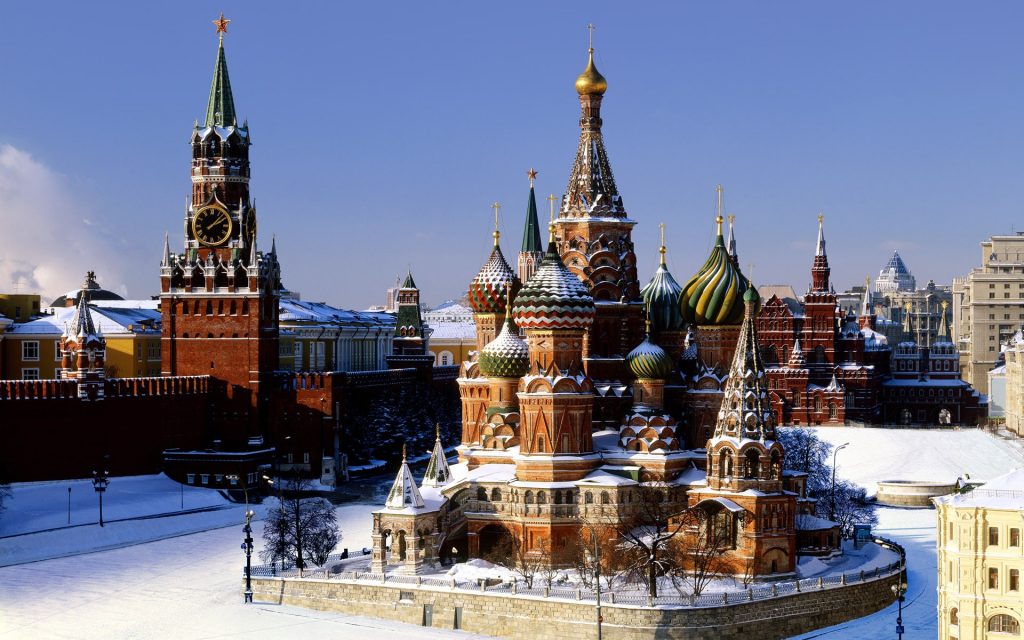 Великолепный вид на Кремль в Москве kreml2