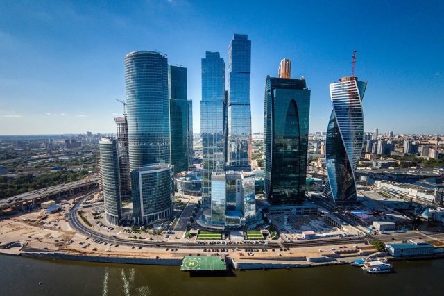 Москва-Сити вид на комплекс