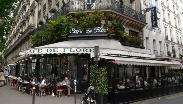 романтические кафе Парижа