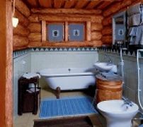 загородный дом с оборудованной ванной комнатой