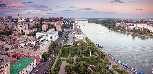 отели и апартаменты Ростова-на-Дону с красивым видом на город