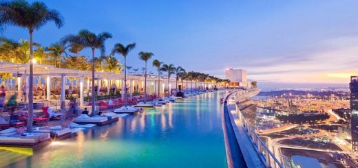лучшие отели Сингапура с бассейном на крыше