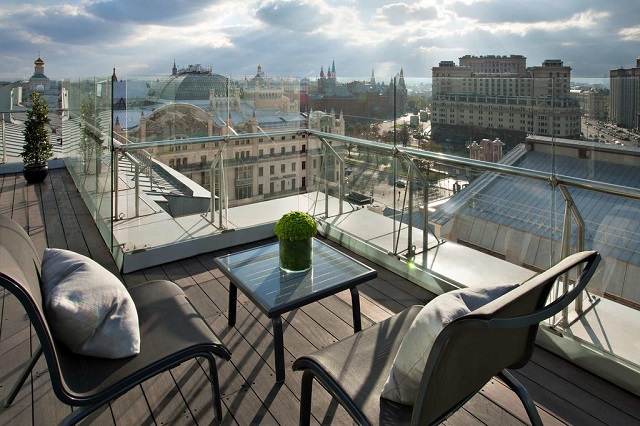 отели с террасой на крыше в Москве