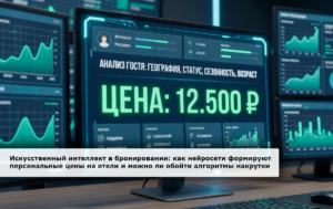 AI - формирует цены отеля анализируя данные