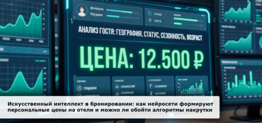AI - формирует цены отеля анализируя данные